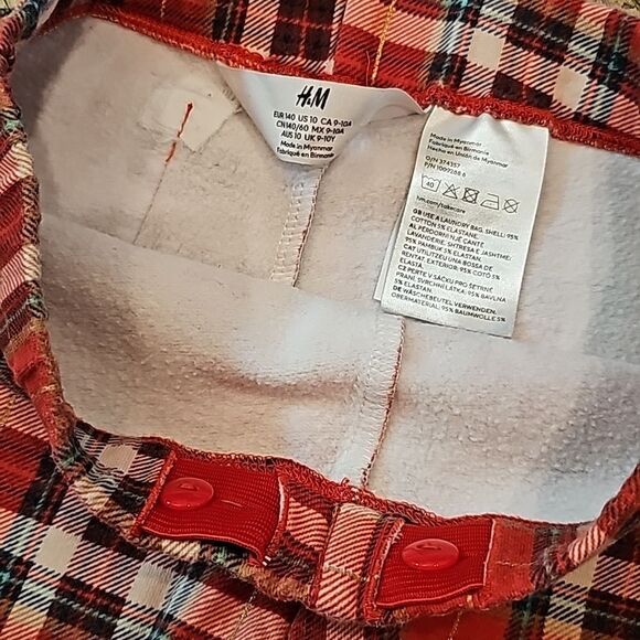 H&M plaid leggings girls size 10 - Picture 5 of 12